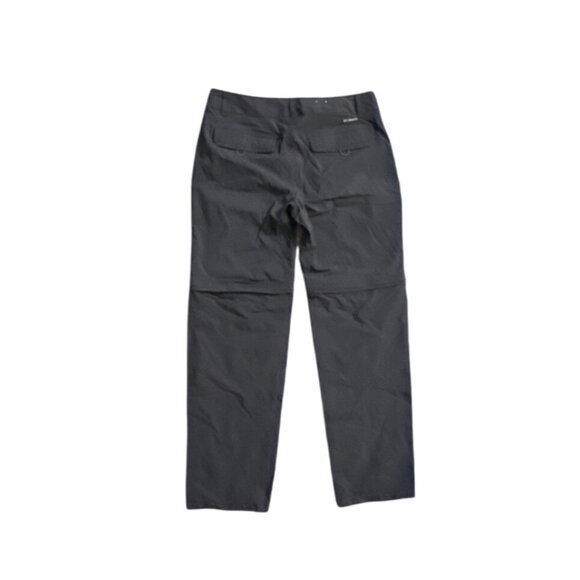 Columbia Mens Convertible Hiking Pants Gray Size 14  Nylon Lightweight Outdoor - Picture 4 of 10